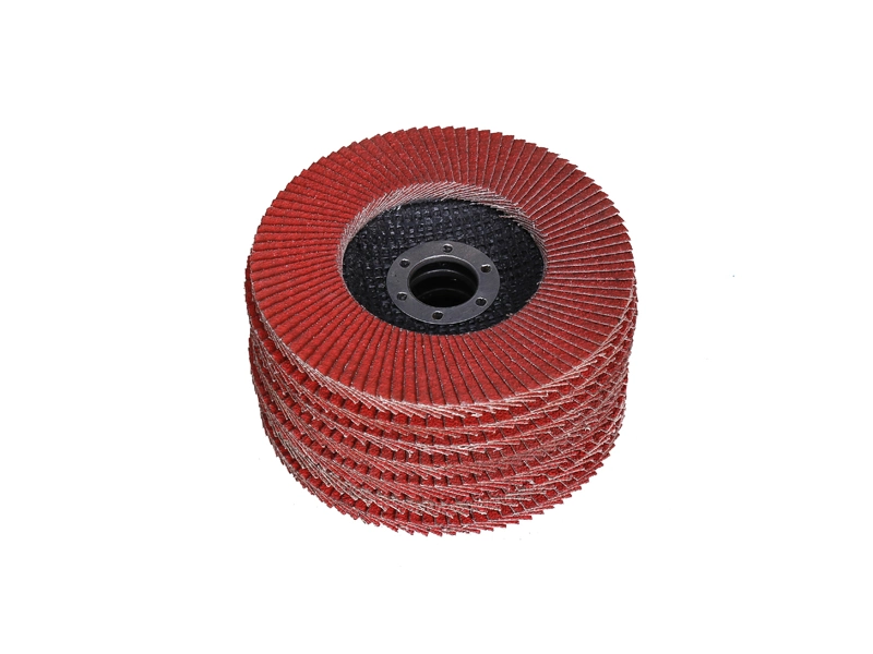 150*22 mm Ceramic Grain Flap Disc 60# for Grinding and Polishing Chromium Steel, Stainless Steel