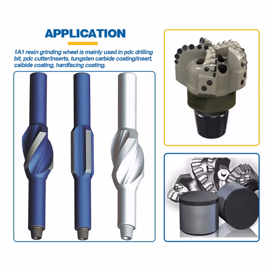 PDC 드릴용 날 드릴링 도구용 1A1 수지 본드 그라인딩 휠 그라인딩 디스크