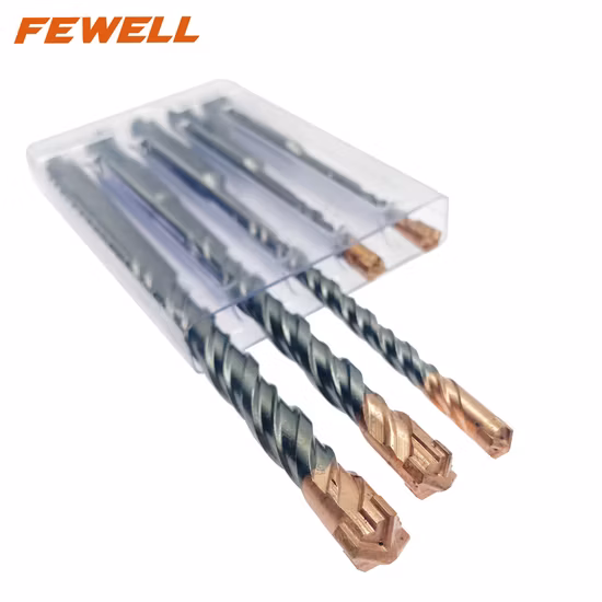 프리미엄 그레이드 5PCS SDS 플러스 크로스 팁 6X110mm 6.5X110mm 6.5X160mm 10X160mm 12X160mm 콘크리트 화강암 용 전기 로터리 해머 드릴 비트 세트